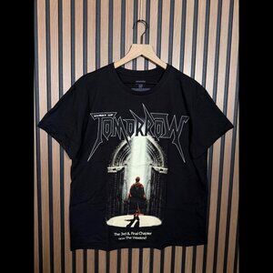 New The Weeknd T Shirt Large Men Black Short Sleeve Hurry Up Tomorrow A New Path